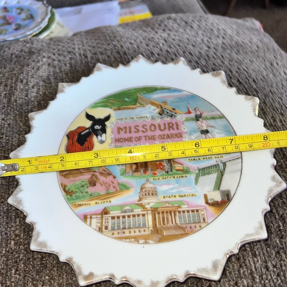 Vintage Missouri Home‎ of the Ozarks collector plate